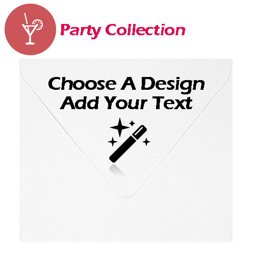 Party Envelopes - Printed Front Or Back